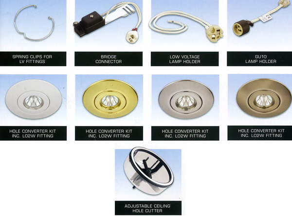 Electrical Lighting Accessories from MDC Electrical, Carlow, Ireland